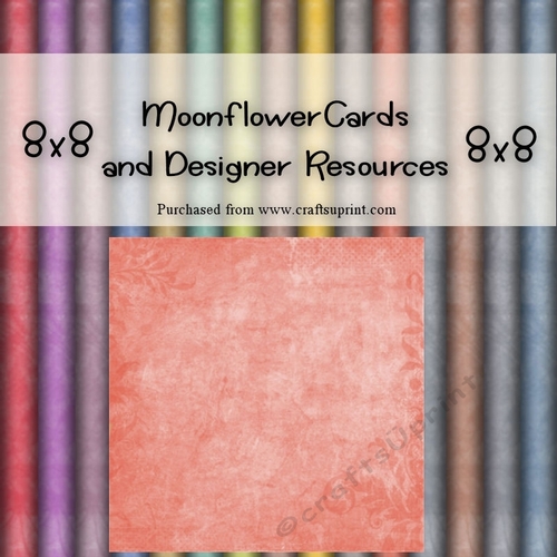 8x8 Floral Grunge Backgrounds 