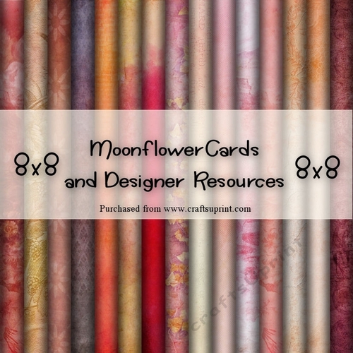 8x8 Hazy Summer Watercolor Backgrounds
