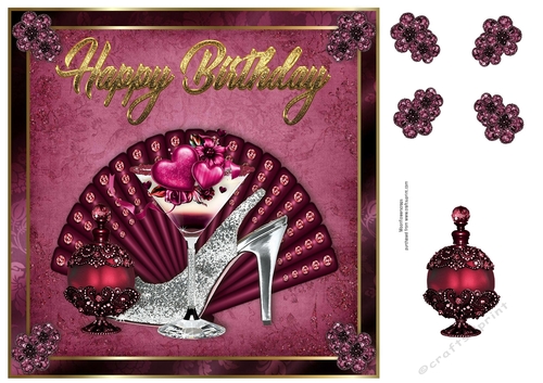 8x8 Birthday Glamour 