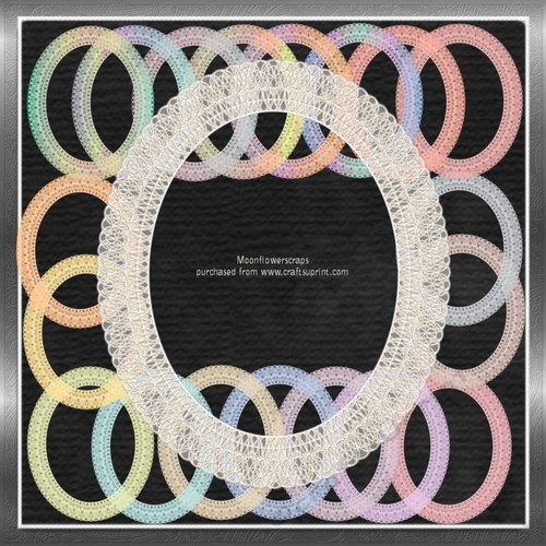 Lace Oval Borders