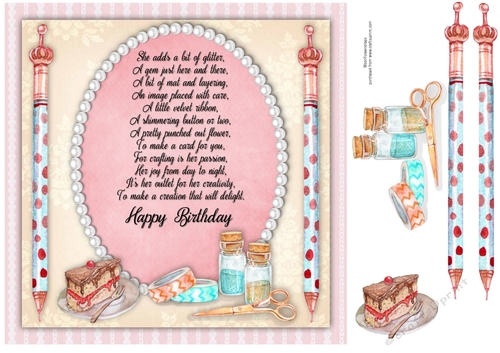 8x8 Crafty Birthday 