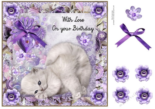 With love kitty Birthday 