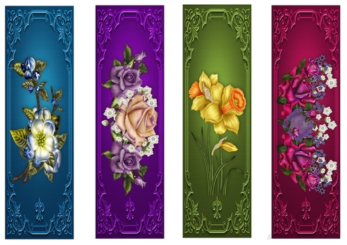 Floral Bookmarks