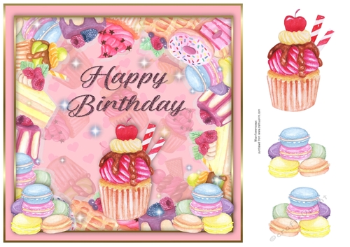 Cupcake Birthday Wishes