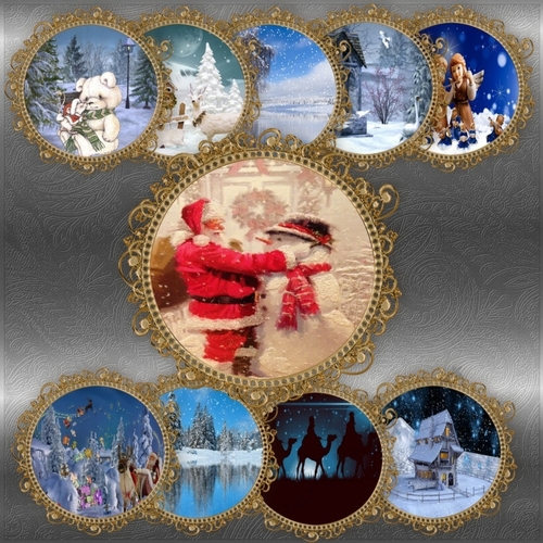 Decorative Christmas plates