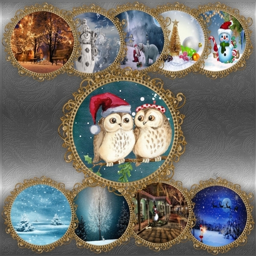 Decorative Christmas plates 2 
