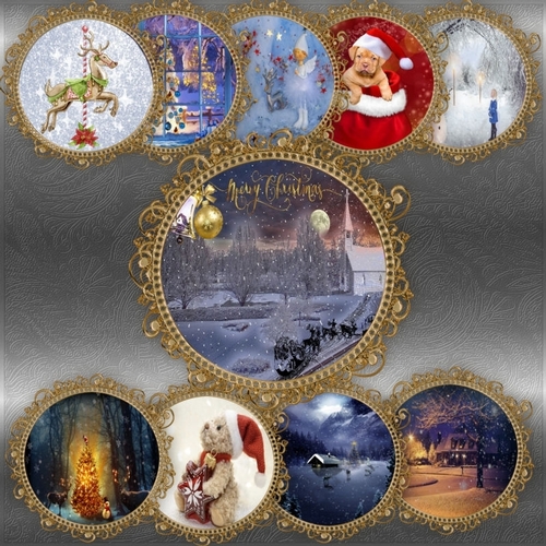 Decorative Christmas plates 3
