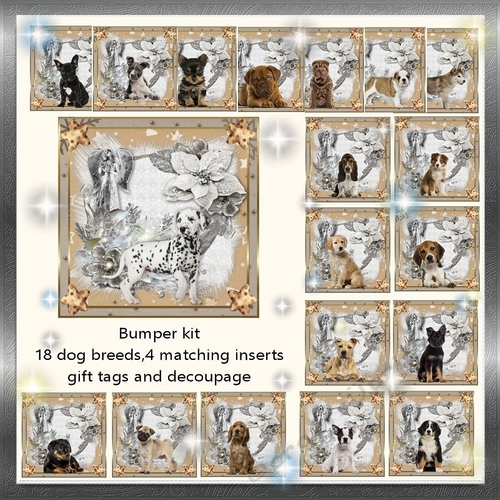 Bumper 7x7 Christmas Wishes puppy kit