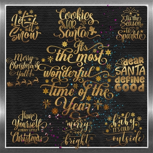 Sparkle Christmas Greetings 