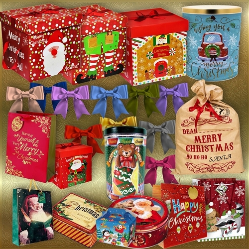 Designer Resource Christmas Bags Bows Boxes 