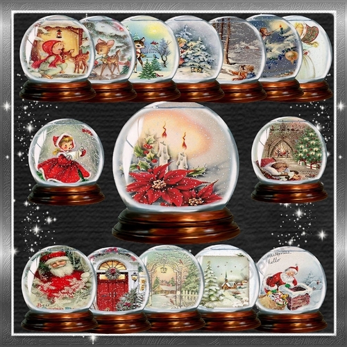 Festive Snow globes 