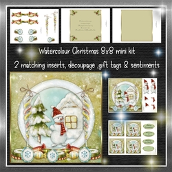 8x8 Water Color Mini kit 2