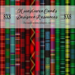Christmas Tartan Background
