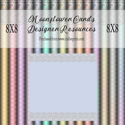 Dotty Lace Background Kit