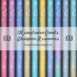 Starry  Watercolor Backgrounds