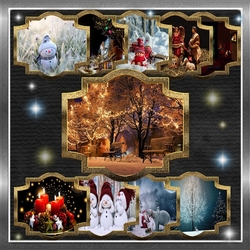 Assorted Christmas Toppers 1