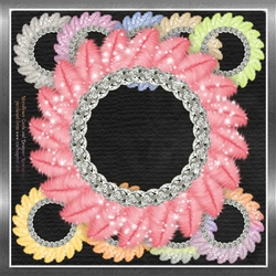 Heavenly Feather Sparkle frames
