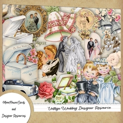 Vintage Wedding Designer resource Bundle