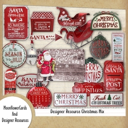 Designer Resource Mixed Christmas Sign Bundle