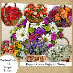 Spring Floral Baskets 