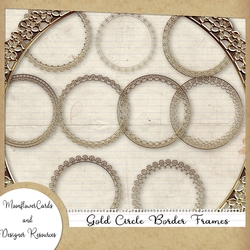 Beautiful Golden Border Frames