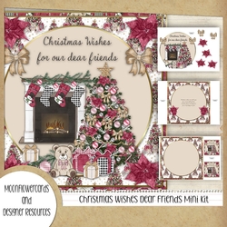 Christmas Wishes Dear Friends Mini Kit