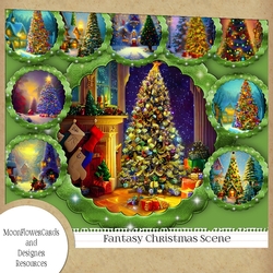 Fantasy Christmas Scene 1