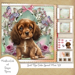 Sweet Rose Cocker Spaniel Mini Kit