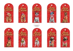 Christmas Dog Gift Tags