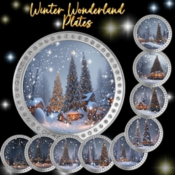 Winter Wonderland Plates 2