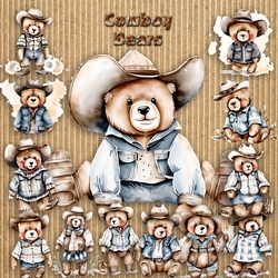 Cowboy Teddy Bears
