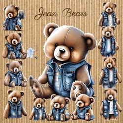 Jean Teddy Bears