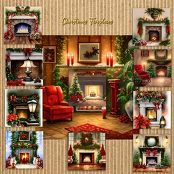 Christmas Fireplaces