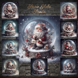 Snow Globe Santa
