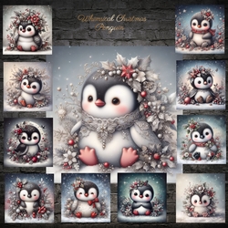 Christmas Whimsical Penguins