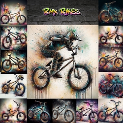 BMX Bike Splatter