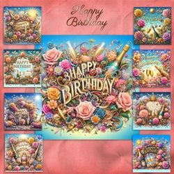 Happy Birthday Background Kit