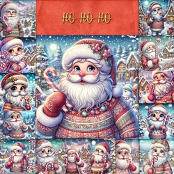 HO HO HO   Background Kit