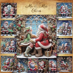 Mr & Mrs Claus  Background Kit