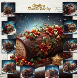 Christmas Chocolate Yule Log