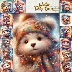 Winter Teddy Bears