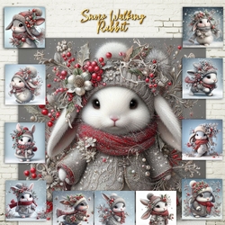 Snow walking Rabbit