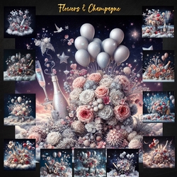 Champagne Flowers