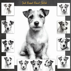 Jack Russell Pencil Sketch