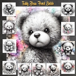  Pencil Sketch Teddy Bears
