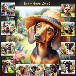 Summer Garden Dog 3