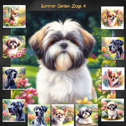 Summer Garden Dog 4