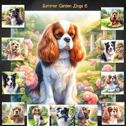 Summer Garden Dog 6