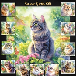 Summer Gardens Cats