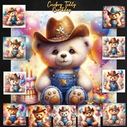 Cowboy Teddy Birthday